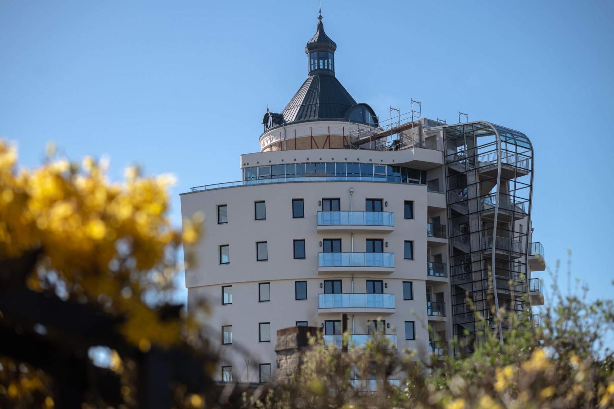Exklusives Wohnen Im Historischen Wasserturm Dem Highlight Von Delitzsch We104 외부 사진