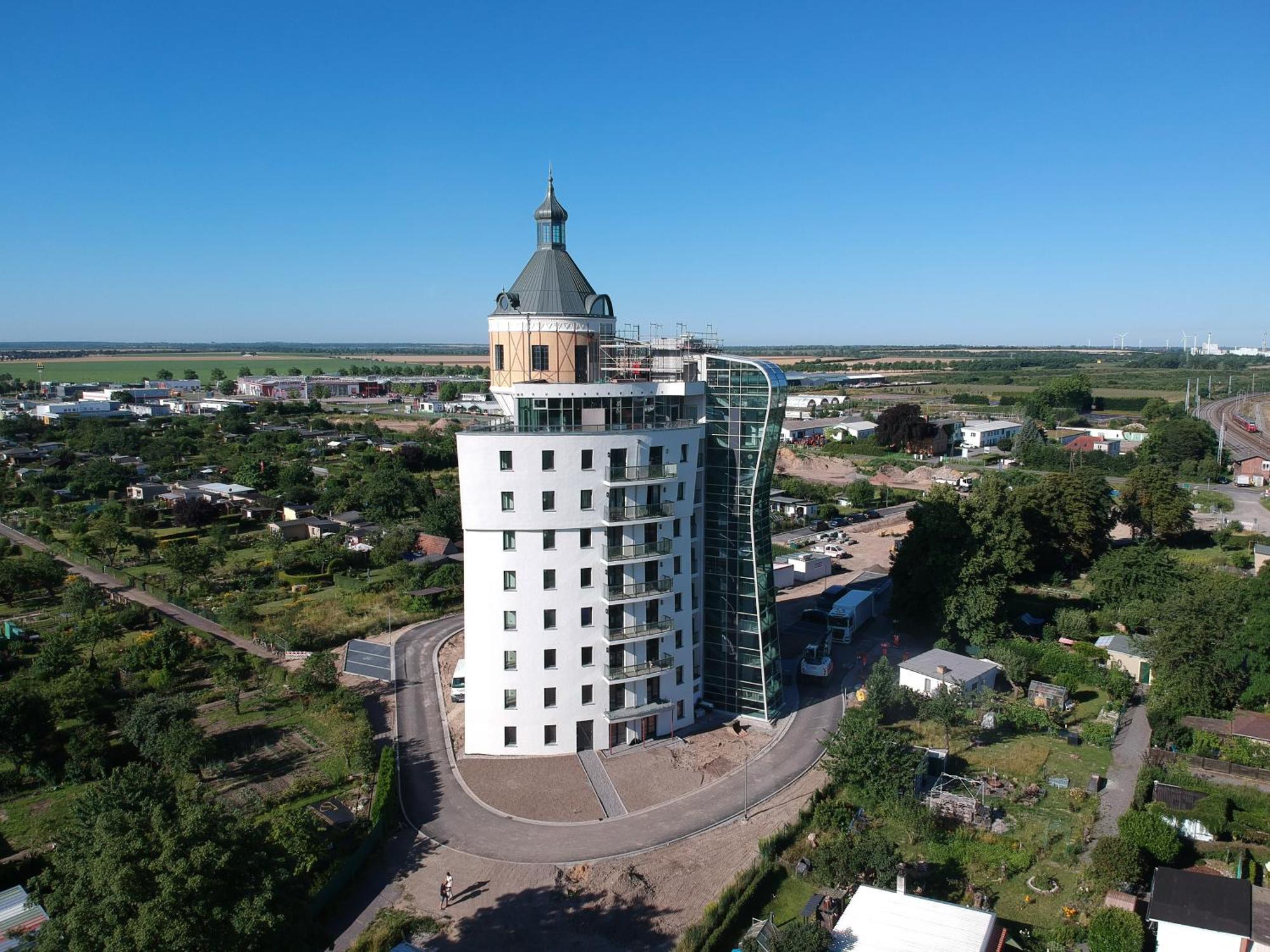 Exklusives Wohnen Im Historischen Wasserturm Dem Highlight Von Delitzsch We104 외부 사진